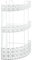 Metaltex Mensola Florenz Angolare, Bianco, 424503, Metallo, 25 x 25 x 51 cm