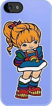 SUUER Rainbow Brite Custom Hard CASE for iPhone 5 5s Durable Case Cover