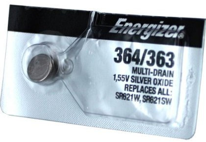 Energizer 2 X 364 363 Silver Oxide Watch Batteries SR621SW SR60