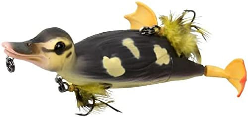 Savage Gear 3D Selbstmordente - Realistische Topwater Entchen Imitation Köder für Raubfische, Superior 3D Details, Unkrautfrei Design für Hecht, Bass, Musky, und Catfish Angler Natural 15 cm