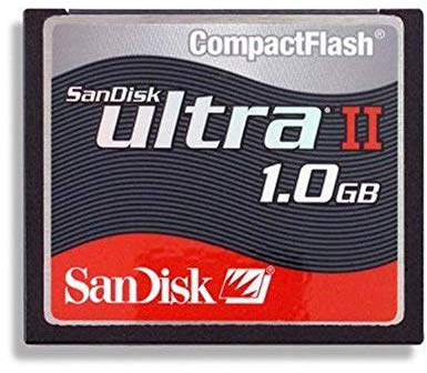 SANDISK ULTRA ll CF 1GB CARD