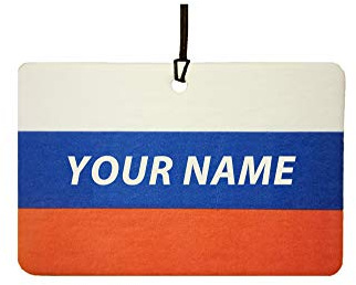 Russia Flag Personalisierter Auto Lufterfrischer