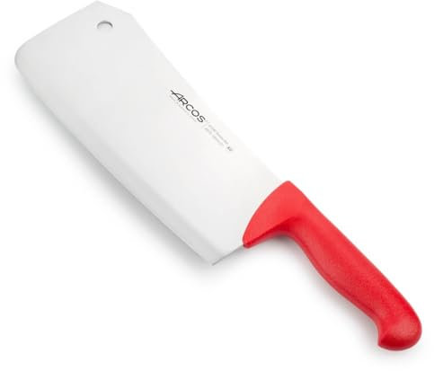 Arcos Cuchillo carnicero Acero Inoxidable Nitrum. Cuchillo carnicero. Mango polipropileno rojo.istema identificación color para uso prolongado y pesado. Serie 2900. Color rojo.