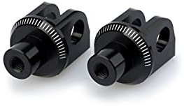 Puig 6677N Footpegs CNC machined aluminium, Black