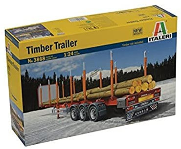 Italeri - I3868 - Maquette - Voiture et Camion - Semi Porte-Grumes - Echelle 1:24
