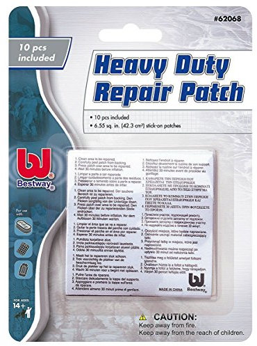 Bestway Heavy Duty Repair Patch x 10 for inflatable toys, pools, lilos etc 62068