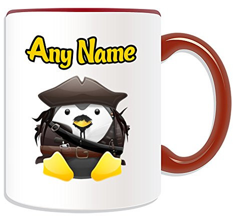 UNIGIFT Tasse mit Aufschrift Captain Jack Sparrow, personalisierbar