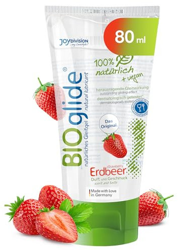 JOYDIVISION Bioglide Lubricante Sabor Fresa - 80 ml