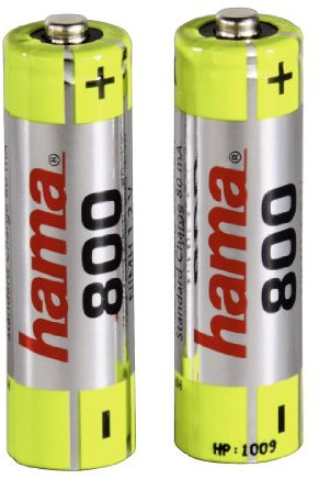 Hama NiMH-Akkus 2X AA 800 mAh 1,2V