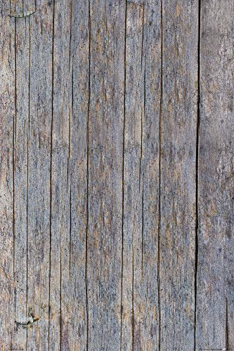 1art1 Landhausstil Poster Grobe Holzwand Kunstdruck Bild 180x120 cm
