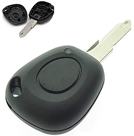 Clé Plip Compatible avec Renault Clio Laguna Megane Twingo Safrane 1 Bouton pour Pile CR2016 Coque @Pro-Plip