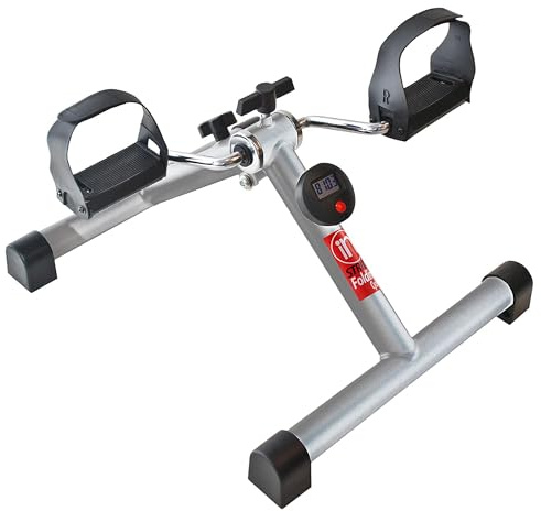 Stamina InStride Cycle XL - Folding Cycle Pedal Exerciser - Fitness Bike with Smart Workout App for Seated Exercise - Foldable Exercise Bike for Home Workout