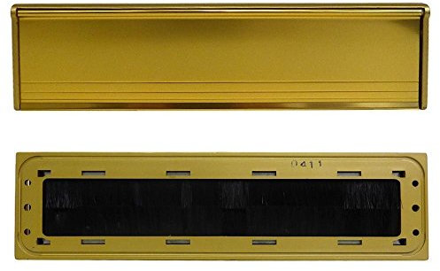 Exitex Draught Letter Plate Seal & Flap Gold