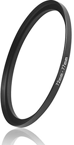 Ares Foto® Step UP Filter Adapter Anneau Adaptateur de Filtre Bague d'adaptation. pour Les lentilles et Les filtres. Fabriqué en métal de Haute qualité. Très Mince et Robuste. (72mm – 77mm)