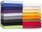 CelinaTex Casca Topper Spannbettlaken 90x200-100x220 cm schwarz Jersey Mako Baumwolle 210g/qm Elasthan Spannbetttuch