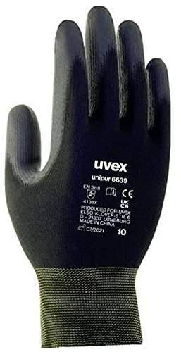 Uvex 60248 8 Unipur 6639 Sicherheit Handschuh, Größe: 8, schwarz