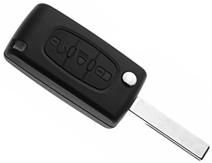 OBEST 3 Botones Carcasa para Llave de Coche, Mando a Distancia, Controles Remotos Accesorios de Coche