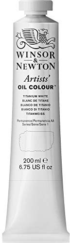 Winsor & Newton Artists - Pintura al Óleo, 200 ML, Blanco (Blanco de Titanio)