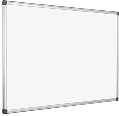 Bi-Office Whiteboard Maya, Melamine, Aluminium Frame, 150 x 100 cm