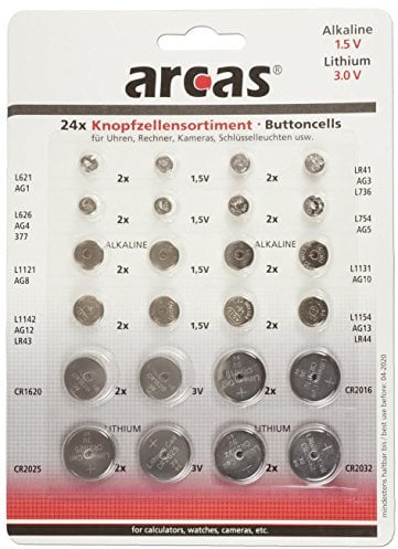 Assortiment de 24 Piles Bouton