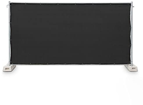 Adam Hall 0159XBAU1 mesh cloth for fencing, 1.76 x 3.41, black
