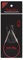ChiaoGoo Knit RED circular needle 23cm 2.25mm - 1pc