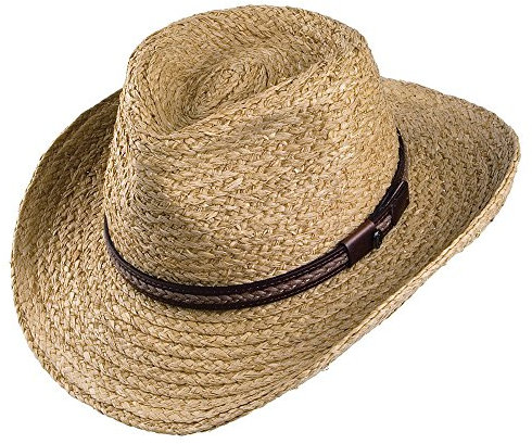 Jaxon & James El Paso Straw Outback Hat - Natural XX-Large