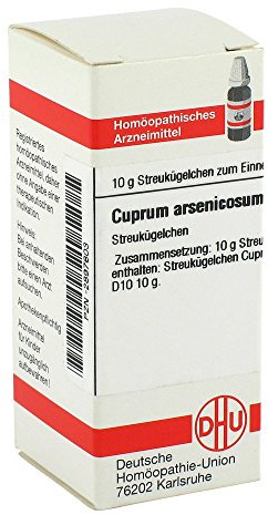 CUPRUM ARSENICOSUM D 10 Glob 10 g