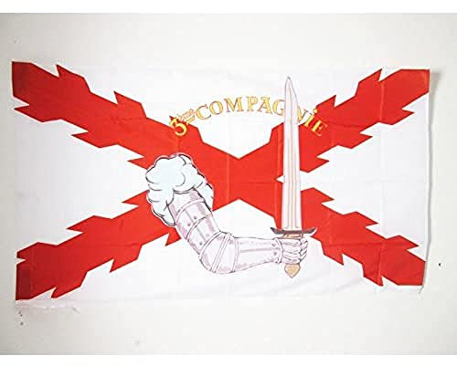 AZ FLAG Bandera de Legion Valonia para Eje, 90 x 60 cm