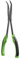 DAIWA Prorex Extra Long Stainless Steel Unhooking Pliers, Curved, Black Green
