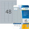 HERMA Etiketten Folie Typenschild silber 45,7x21,2mm Special A4 LaserCopy