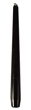 50 Leuchterkerzen Ø 2,2 cm 25 cm schwarz Spitzkerzen