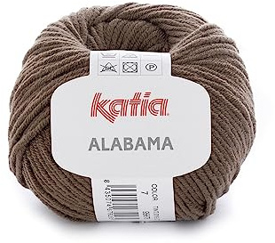 Katia Alabama 007 marrón 50g Wolle