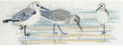 Bothy Threads Kreuzstich-Set Vögel - Watvögel, 30x11cm, DWBB03, Zählmuster
