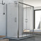 Box Doccia 3 lati 70x120x70 CM H185 trasparente mod. Replay Trio 2 Ante
