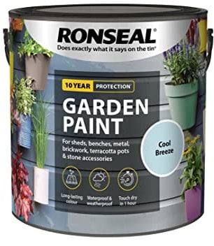 Ronseal RSLGPCDB25L GPCDB25L Garden Paint Cool Breeze 2.5 Litre
