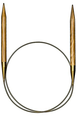 Addi Nature Rundstricknadel Olivenholz 80cm 4,00mm - 1Stk, Goud