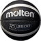 Molten Basketball B6D3500-KS Gr. 6, Schwarz/Silber/Shiny Optic, 6