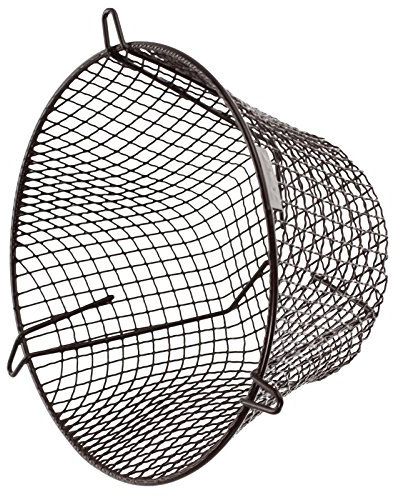Spares2go Universal Plastic Coated CCTV Camera Guard/Exterior Light Round Cage (7'' / 180mm) Brown