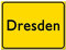 Nostalgic-Art 14140 Berlin und Co Dresden Ortsschild, Magnet, 8 x 6 cm