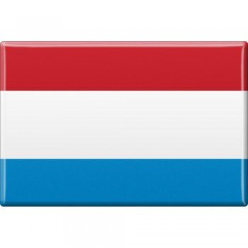 Küchenmagnet - Länderflagge Luxemburg - Gr.ca. 8x5,5 cm - 38073 - Magnet