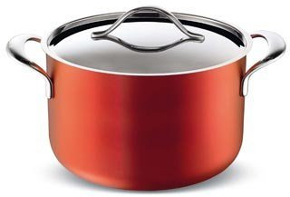 Lagostina Rossa Casseruola Fonda in Acciaio MOD. 011600031020 Rosso