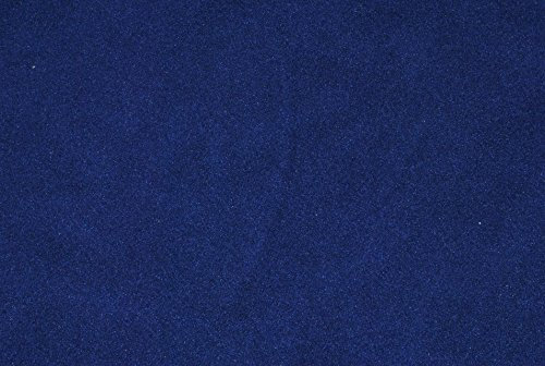 alles-meine.de GmbH 0,5 m * 1,6 m Stoff Fleece - Fleecestoff angeraut - Uni dunkel blau - Anti Pilling - hochwertig und superweich - Wellnessfleece - Meterware zum Nähen