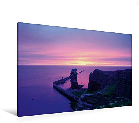 Premium Textil-Leinwand 120 x 80 cm Quer-Format Lange Anna am Abend | Wandbild, HD-Bild auf Keilrahmen, Fertigbild auf hochwertigem Vlies, Leinwanddruck von Kattobello