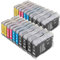 20 Druckerpatronen Brother LC1000 LC970 LC1000BK LC1000Y LC1000C LC1000M LC970BK LC970Y LC970C LC970M, komp. (kein Original)