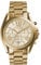 Michael Kors Bradshaw orologio al quarzo cronografo con cinturino in acciaio inossidabile dorato da donna MK5798