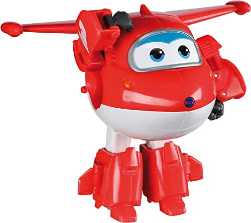 Super Wings Jett 5' Transforming Character Easy Transformation Character Preschool Kids Toys for 3+ Year Old Boys Girls