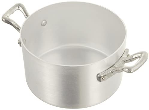 Pentole Agnelli Casseruola Alta con Manico, Acciaio Inossidabile, Argento, 12 cm