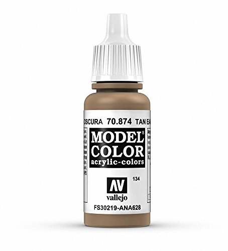 134 Dunkel Erdbraun Vallejo Model Color 17ml