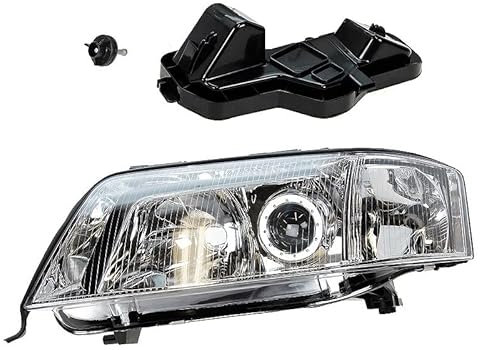 ATEC Germany 1x Hauptscheinwerfer vorne links H1 / H7 Frontscheinwerfer ohne Stellmotor, Kompatibel mit AUDI A6 C5 (4B2), A6 C5 Avant (4B5)
